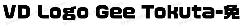 VD Logo Gee Tokuta字体转换